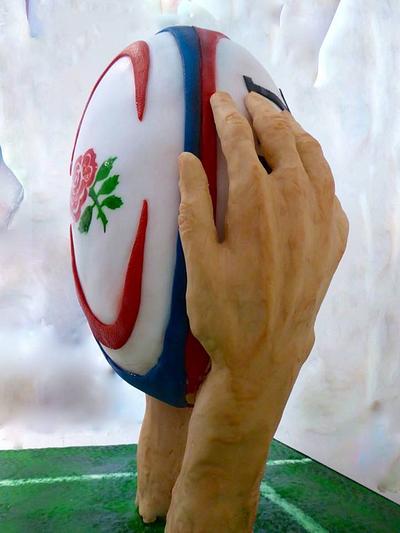 Rugby Ball - Cake by Sweet Delight Cakes