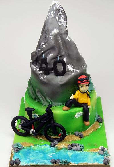40th Birthday Cake - Cake by Beatrice Maria
