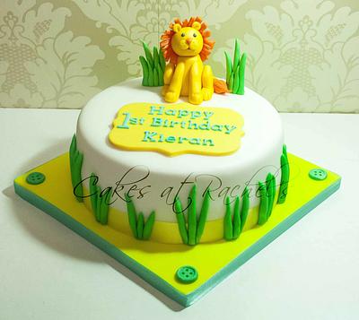 Kieran's Little Lion Cake - Cake by CakesAtRachels