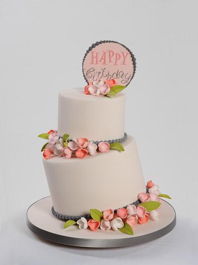 Pink Birthday Cake - Cake by YuliyaRaff