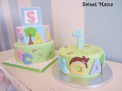 Alphabet cake - Cake by SweetMamaMilano
