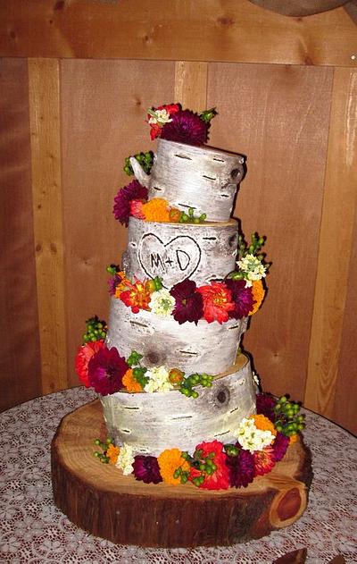 Woodland wedding - Cake by Olga