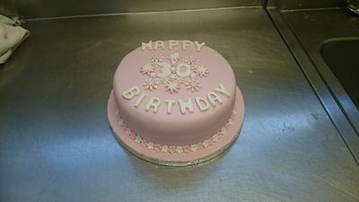 flowers in pink  - Cake by Noel