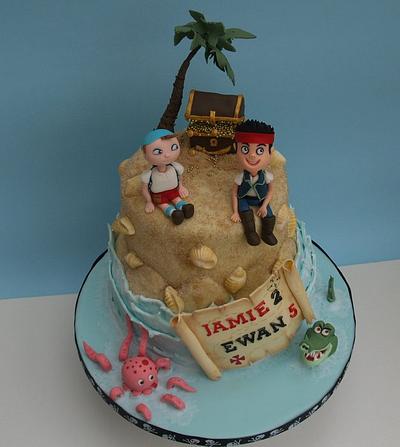 Pirate birthday cake - Cake by Melanie Jane Wright