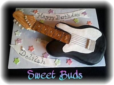 Guitar Cake - Cake by Angelica