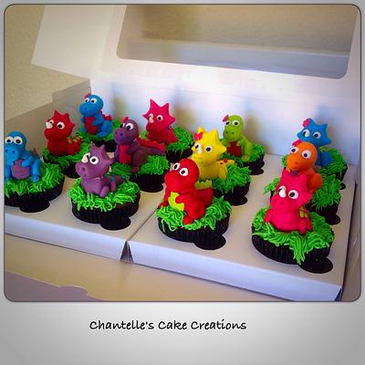Girly Dinosaurs  - Cake by Chantelle's Cake Creations