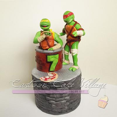 Ninja Turtle Topper - Cake by Eliana Cardone - Cartoon Cake Village