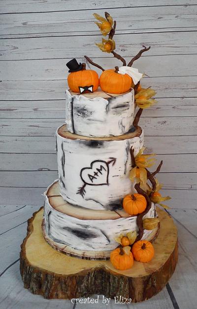 Autumn wedding cake - Cake by Eliza