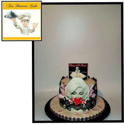 Maralyn monroe bubblegum cake - Cake by For Heavens Cake 