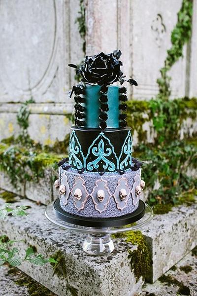 Gothic Wedding Cake - Cake by Natasha Shomali