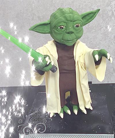 Yoda in 3D - Cake by GoshCakes