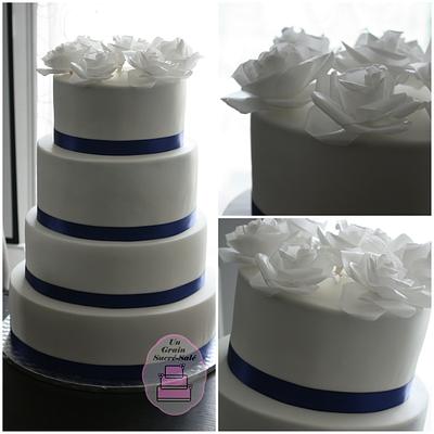 wedding cake - Cake by noumika