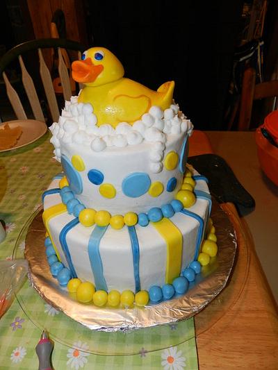 Rubbery Ducky Baby Shower - Cake by AneliaDawnCakes