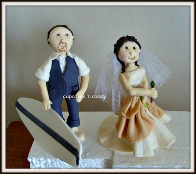 Wedding toppers - Cake by Cupcakes 'n Candy