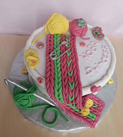 Chrochet cake - Cake by Arty cakes