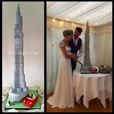 Burj Khalifa - Cake by Bobbie-Anne Wright (For Heaven's Cake)