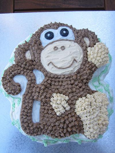 Monkey Cake - Cake by Lydia Evans