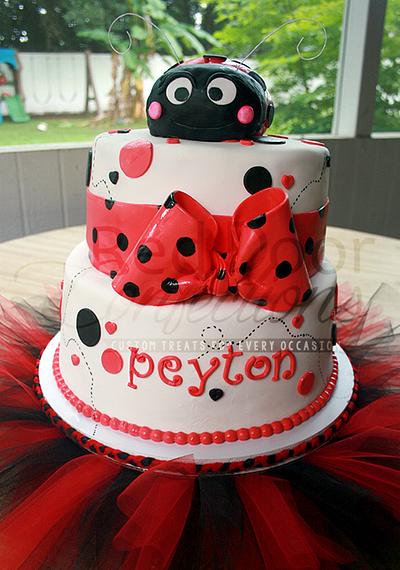 Ladybug Baby Shower Cake - Cake by Alicea Norman