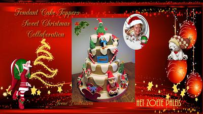 Sweet Christmas Collaboration, playing in the snow - Cake by hetzoetepaleis