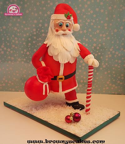 Santa Claus on the run.... - Cake by Browny's Cakes