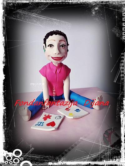 Woman figure - Cake by Fondantfantasy