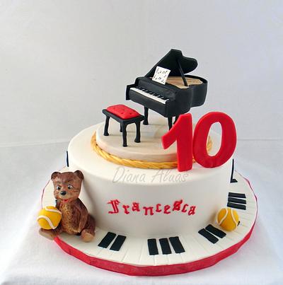 The game on the music - Cake by  Diana Aluaş