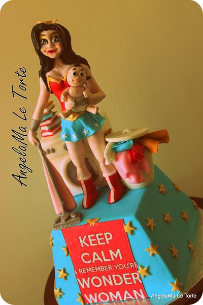 wonder woman cake - Cake by AngelaMa Le Torte