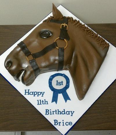 2D Head Horse Cake - Cake by Sweet treats by Mary Keith (Jazriene's inspired)