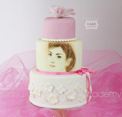 My sweet portrait- painting cake - Cake by Marilu' Giare' Art & Sweet Style