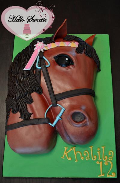 Horse Head Cake - Cake by Hello Sweetie Cakes by Margaret Camp
