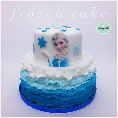 Torta de Frozen en Medellín - Cake by Dulcepastel.com