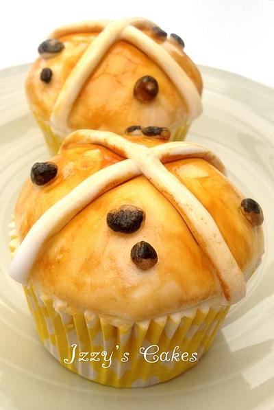 Hot cross buns cupcakes, yes cupcakes! - Cake by The Rosehip Bakery