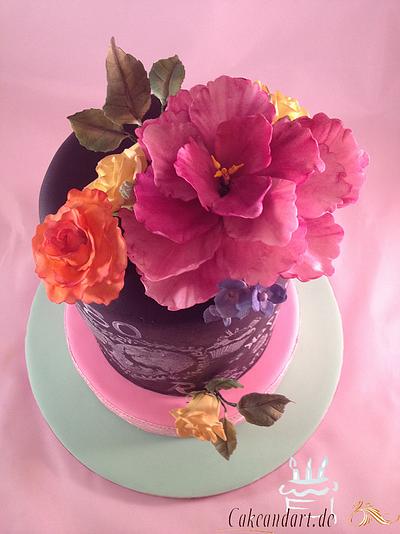 Chalkboard cake - Cake by Daniela