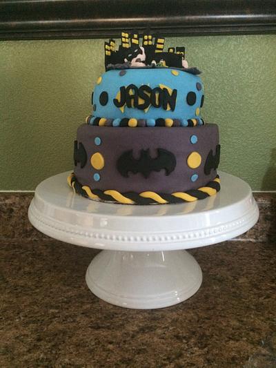Baby shower batman cake  - Cake by Cakes by Crissy 