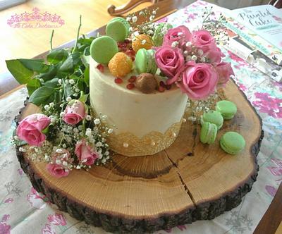 Rustic Chic - Cake by Sumaiya Omar - The Cake Duchess 