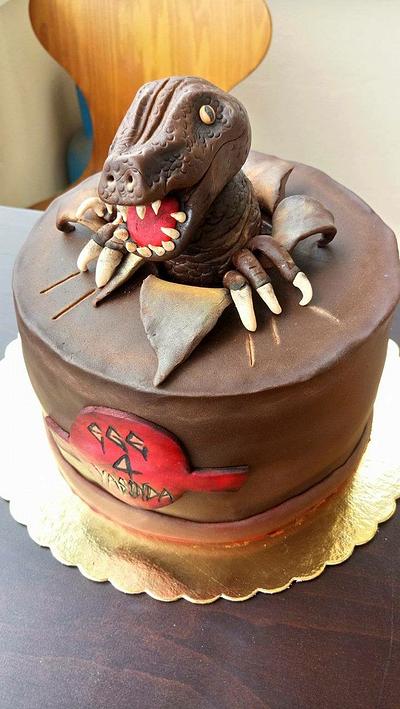 Dinosaur cake - Cake by Begum Rogers
