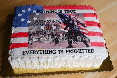 Assassin's Creed 3 Birthday Cake - Cake by Jen