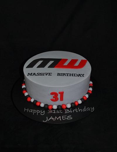 massive work outs logo - Cake by Sue Ghabach