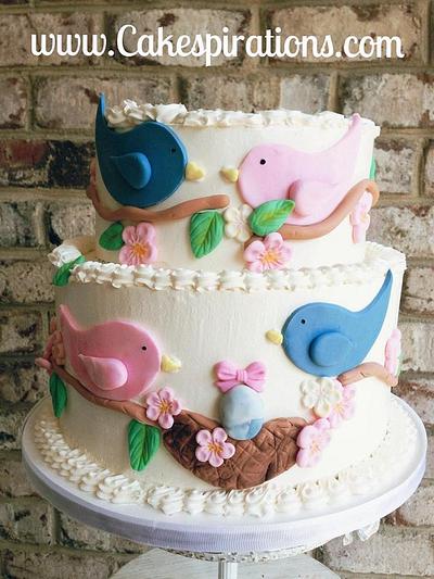 birdy baby shower - Cake by Chef Jen