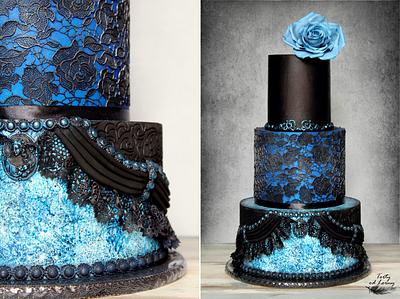 Gothic wedding cake - Cake by Lorna