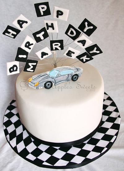 2D car Birthday cake - Cake by Karen Dourado