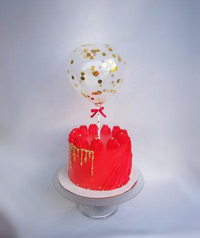 Balloon cake  - Cake by Minna Abraham
