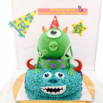 Monster Inc. Birthday with Sully and Mike ❤️ - Cake by Jac
