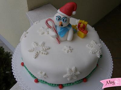 snow man - Cake by Marica