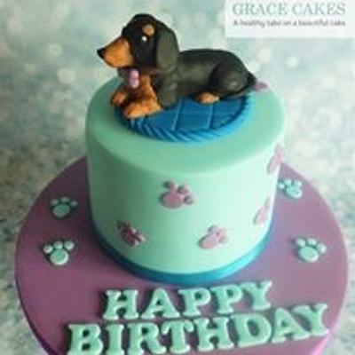 Dachshund Cake - Cake by Amazing Grace Cakes