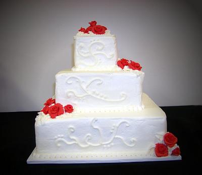 Teressa's Wedding Cake - Cake by Bambi Pruch