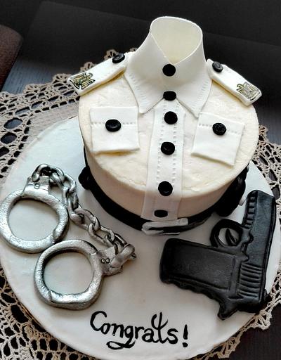 Officer promotion cake - Cake by Passant87