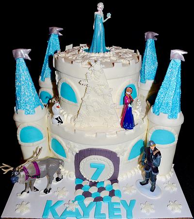Frozen castle cake - Cake by Rita's Cakes