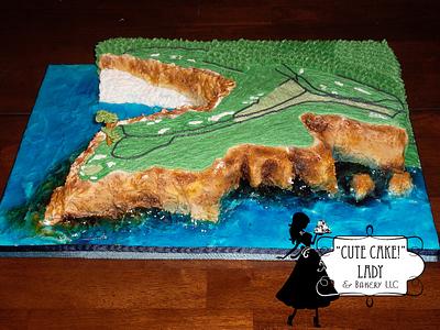 Lone Tree hole at Pebble Beach - Cake by "Cute Cake!" Lady (Carol Seng)