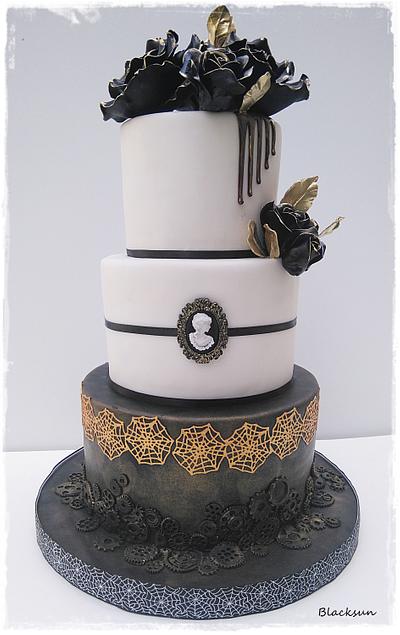 Steampunk wedding cake - Cake by Zuzana Kmecova